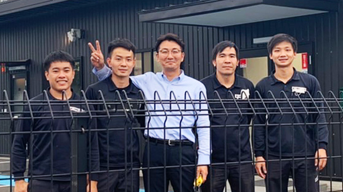 外国人技能実習生の活躍の画像